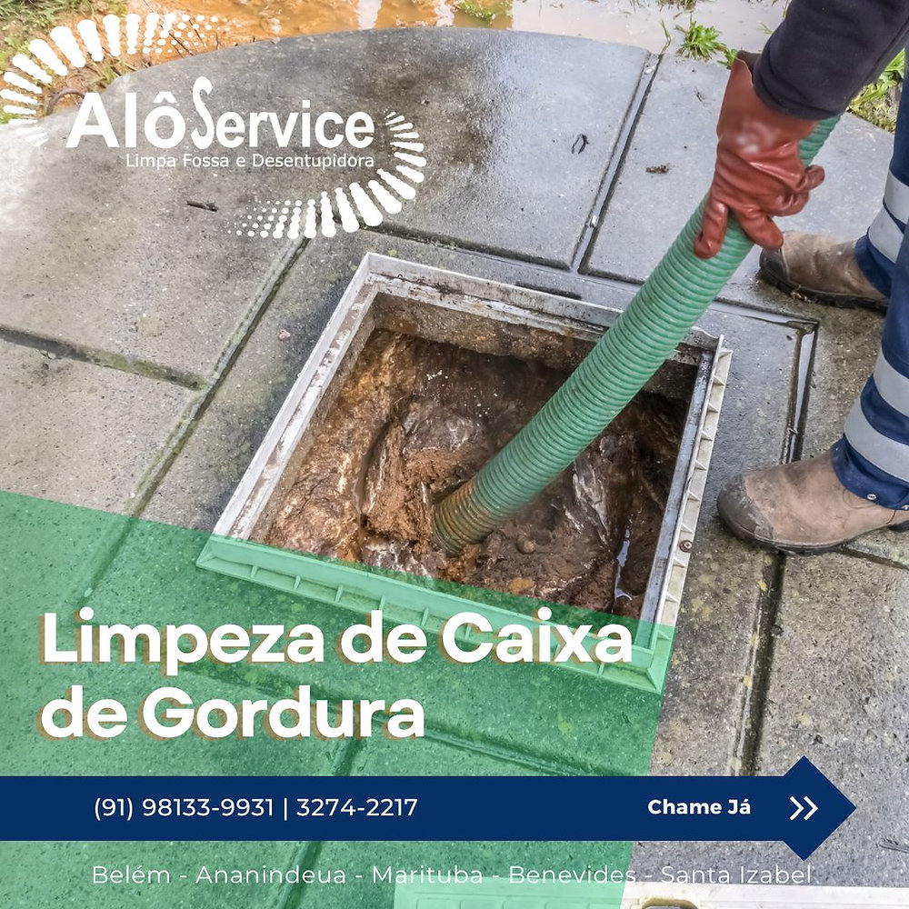 Limpeza de Caixa de Gordura